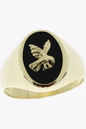 Firetti Siegelring Schmuck Geschenk Gold 333 Herrenring Goldring, mit Onyx