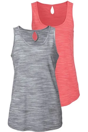 beachtime Tanktop mit Struktureffekt (2er-Pack) aus pflegeleichter Qualität