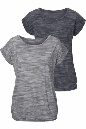 beachtime Kurzarmshirt mit Struktureffekt (2er-Pack) aus pflegeleichter Qualität