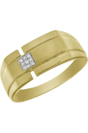 Firetti Siegelring Schmuck Geschenk Gold 333 Herrenring Fingerring Goldring, mit Brillanten
