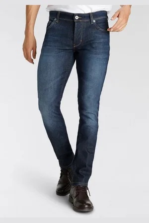 Bruno Banani Slim-fit-Jeans Jimmy (Stretch) schmale Beinform, niedrige Leibhöhe, mit Button-Fly