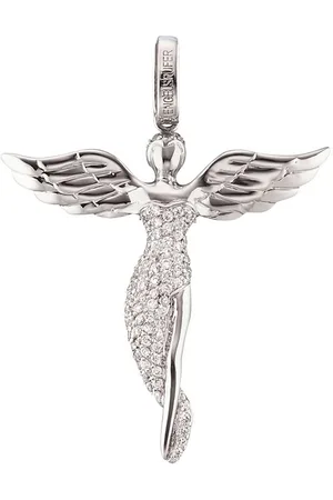 Engelsrufer Engelanhänger Bright like a diamond, ENGEL MIT STEIN, ERP-ANGEL, ERP-ANGEL-S-ZIM, mit Zirkonia (synth)