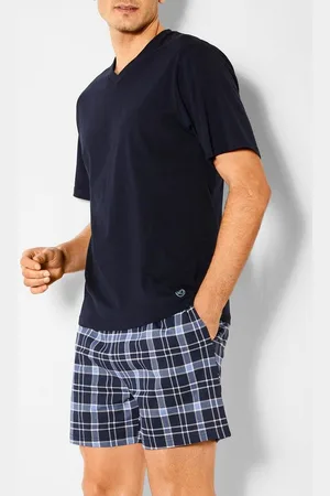 QS by s.Oliver Pyjama (2 tlg., 1 Stück) mit seitlichen Eingrifftaschen