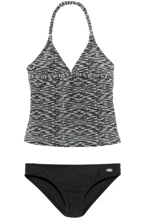 Venice Beach Tankini verstellbare Träger, unifarbene Hose