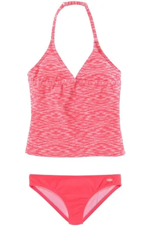 Venice Beach Tankini verstellbare Träger, unifarbene Hose