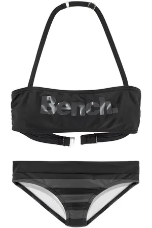 Bench Bandeau-Bikini mit großem Logoprint