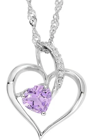 Amor Kette mit Anhänger 9188352, Herz, mit Zirkonia (synth)