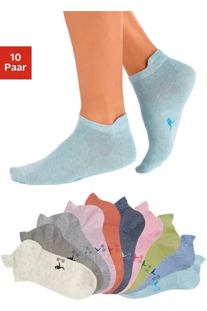 KangaROOS Sneakersocken (Packung, 10-Paar) mit verlängertem Bündchen hinten