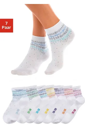 H.I.S Kurzsocken (Packung, 7-Paar) mit Pünktchen Muster