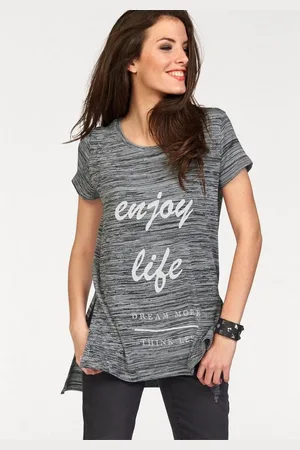 Aniston Longshirt mit Rundhals-Ausschnitt