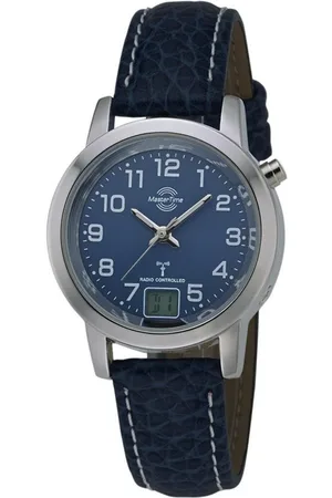 Master Time Funkuhr Basic MTLA-10490-32L, Armbanduhr, Quarzuhr, Damenuhr, Datum,Langzeitbatterie