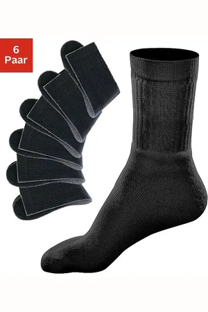 Go In Tennissocken (Packung, 6-Paar) mit geripptem Schaft