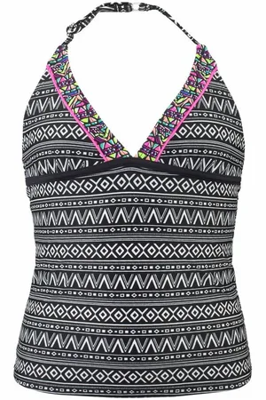Buffalo Tankini mit Ethnodruck und Kontrastdetails
