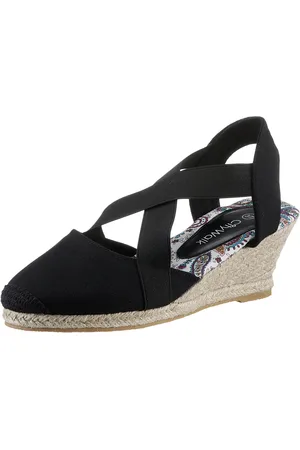City Walk Sandalette, Sommerschuh, Sandale, Keilabsatz, mit Gummizug