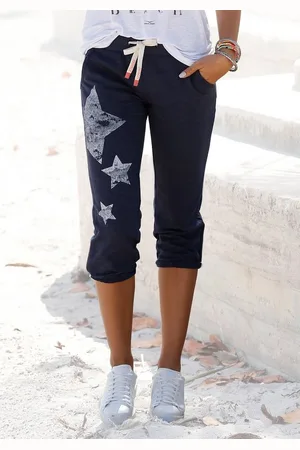 Venice Beach Sweathose mit Sternenprint und Taschen, Freizeithose, Relaxhose