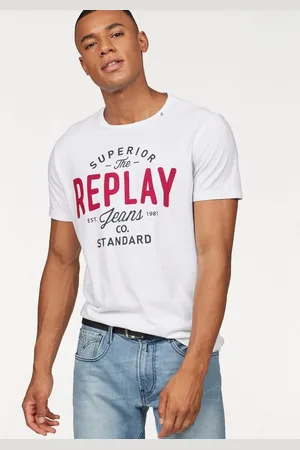 Replay T-Shirt mit Markendruck