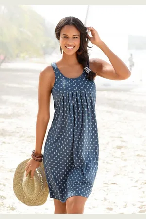 beachtime Strandkleid mit Ornamentdruck, Minikleid, Sommerkleid