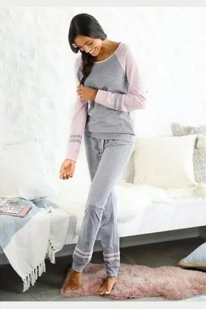 ARIZONA Pyjama (2 tlg) mit Raglanärmeln