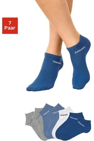 CHIEMSEE Sneakersocken (Packung, 7-Paar) mit eingestricktem Schriftzug