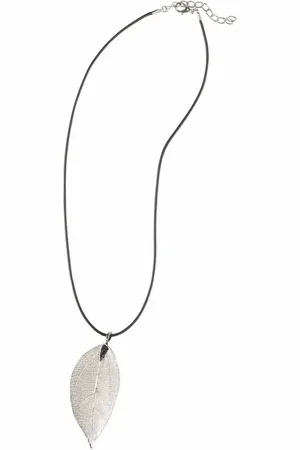 Firetti Kette mit Anhänger mit großem Blatt-Anhänger