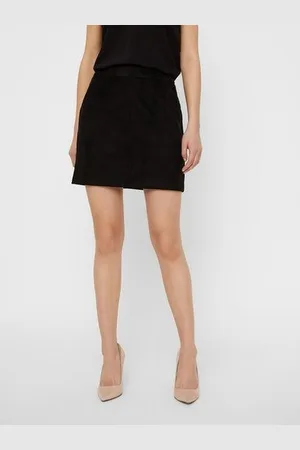 VERO MODA Lederimitatrock VMDONNADINA FAUXSUEDE SHORT SKIRT
