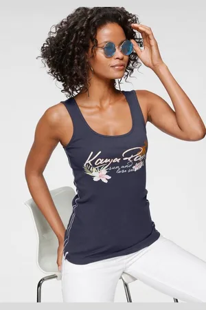KangaROOS Tanktop mit femininem Frontdruck