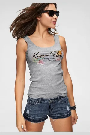 KangaROOS Tanktop mit femininem Frontdruck