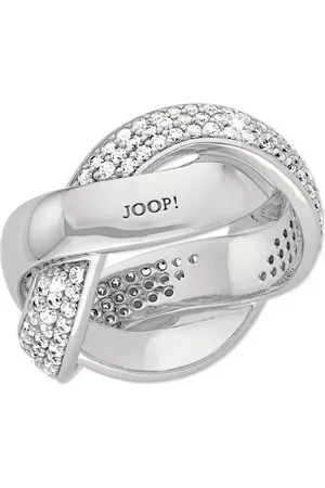 JOOP! Silberring 2023505, 2023506, 2023507, 2023508, mit Zirkonia (synth)