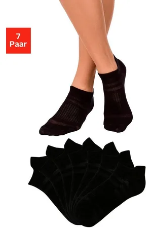 Lascana Sneakersocken (Packung, 7-Paar) in Piqué-Optik