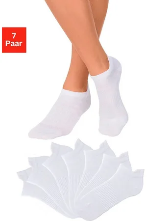 Lascana Sneakersocken (Packung, 7-Paar) in Piqué-Optik