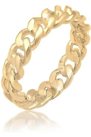 Elli Fingerring Panzer Design Bandring 925 Silber