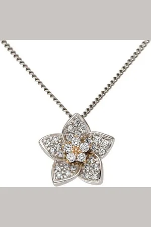 Firetti Kettenanhänger Schmuck Geschenk Gold 585 Halsschmuck Anhänger für Halskette Blume, mit Brillanten