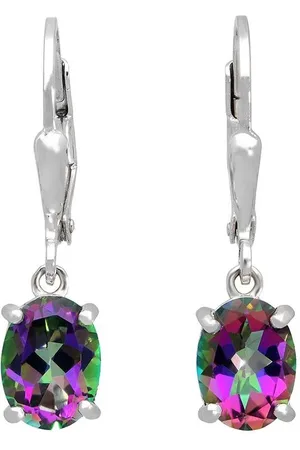 Firetti Paar Ohrhänger Schmuck Geschenk Silber 925 Ohrschmuck Patenbrisur Edelstein Topas, mit Topas