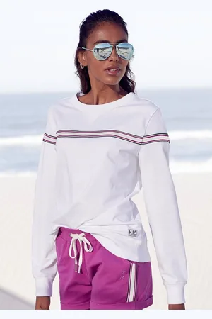H.I.S Sweater mit kontrastfarbigem Tape, Loungeanzug