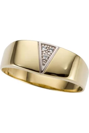 Firetti Goldring Schmuck Geschenk Gold 333 Herrenring Goldring Siegelring, mit Brillanten