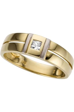 Firetti Goldring Schmuck Geschenk Gold 333 Herrenring Goldring, mit Zirkonia (synth)