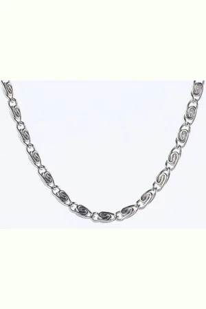 Firetti Edelstahlkette Schmuck Geschenk S-Panzerkettengliederung, 3,45 mm breit, glänzend, Made in Germany
