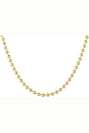 Firetti Edelstahlkette Schmuck Geschenk Kugelkettengliederung, 3,0 mm breit, Made in Germany