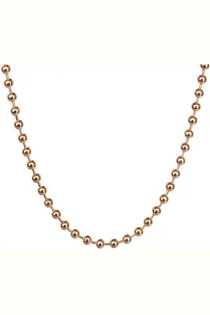 Firetti Edelstahlkette Schmuck Geschenk Kugelkettengliederung, 3,0 mm breit, Made in Germany
