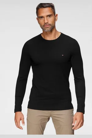Tommy Hilfiger Langarmshirt STRETCH SLIM FIT LONG SLEEVE aus biologischem Baumwollstretch