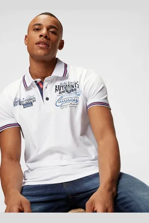 Bruno Banani Poloshirt Kurzarm, körpernahe Passform, aus Baumwollmischung
