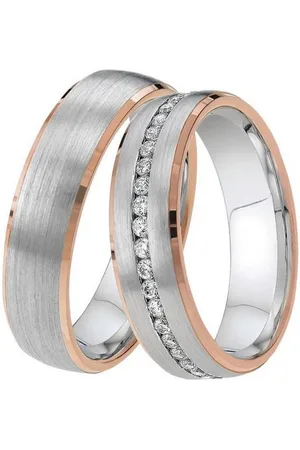 DOOSTI Trauring Schmuck Geschenk Silber 925 Trauring Ehering Partnerring LIEBE, Made in Germany - wahlweise mit oder ohne Zirkonia