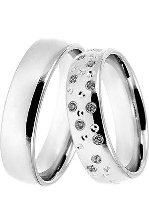 DOOSTI Trauring Schmuck Geschenk Silber 925 Trauring Ehering Partnerring LIEBE, Made in Germany - wahlweise mit oder ohne Zirkonia