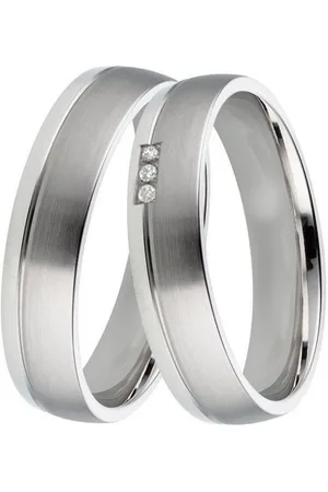 DOOSTI Trauring Schmuck Geschenk Silber 925 Trauring Ehering Partnerring LIEBE, Made in Germany, wahlweise mit oder ohne Brillanten