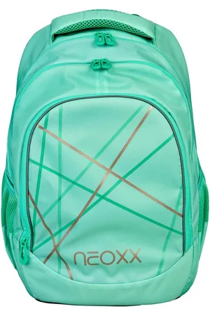 NEOXX Schulrucksack Fly, Mint to be, aus recycelten PET-Flaschen