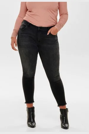 ONLY Skinny-fit-Jeans CARWILLY REG SK ANK JNS in washed-out Optik