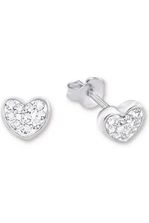 Amor Paar Ohrstecker Herzen, 9968459, mit Kristallstein