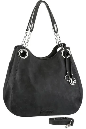 Bruno Banani Henkeltasche, mit Schmuckanhänger und silberfarbenen Details