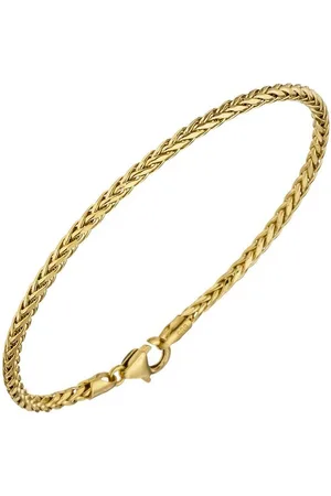 Jobo Goldarmband, Zopfarmband 585 Gold 19 cm