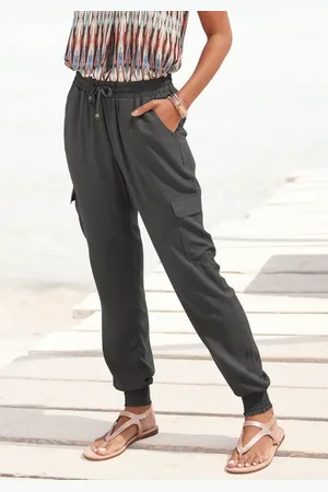 Lascana Schlupfhose aus gewebter Viskose mit Taschen, Stoffhose, Cargohose
